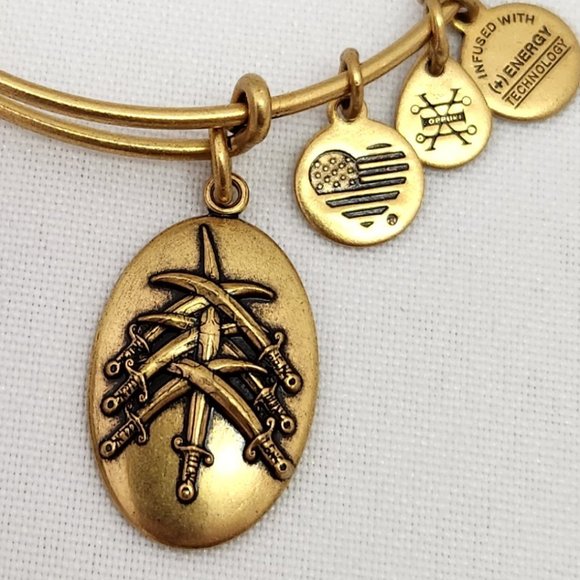Alex And Ani Seven Swords III, EWB,RG Bracelet #632 - Picture 10 of 11